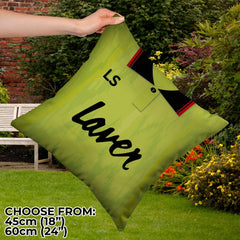 Sheffield - 1990 Away Shirt - 45cm or 61cm Retro Showerproof Outdoor Cushion