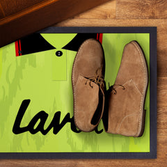 Sheffield 1990 Away Shirt - Personalised Retro Door Mat - 60cm x 40cm
