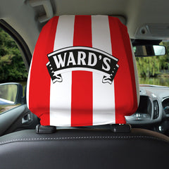 Sheffield 1996 Home - Retro Football Shirt - Pack of 2 - Car Seat Headrest Covers