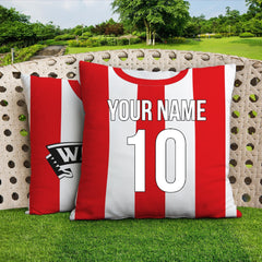 Sheffield - 1996 Home Shirt - 45cm or 61cm Retro Showerproof Outdoor Cushion