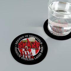 Sheffield  Billy Sharp - Football Coaster - Square Or Circle