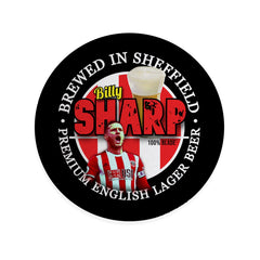Sheffield  Billy Sharp - Football Coaster - Square Or Circle