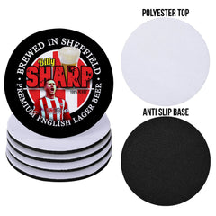 Sheffield  Billy Sharp - Football Coaster - Square Or Circle