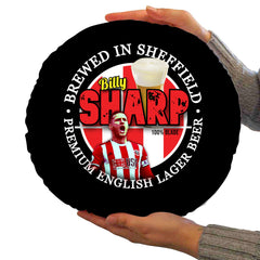 Sheffield  Billy Sharp - Football Legends - Circle Cushion 14inch