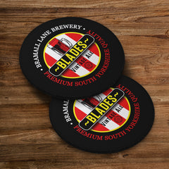 Sheffield  Blades - Football Coaster - Square Or Circle