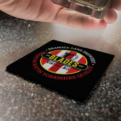 Sheffield  Blades - Football Coaster - Square Or Circle