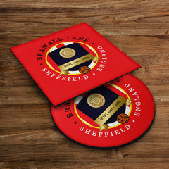 Sheffield  Bramall Lane - Football Coaster - Square Or Circle