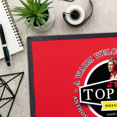 Sheffield  Tony Currie  - Football Legends - Door Mat -60cm X 40cm