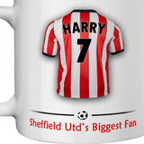 Sheffield United Mug Personalised Custom Made Football Supporters Cup