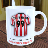 Sheffield United Mug Personalised Custom Made Football Supporters Cup