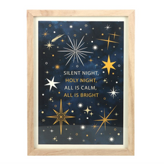 Silent Night Framed Wall Art Print