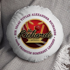 Somerset Cricket Richards  - Legend Collection - Circle Cushion 14inch