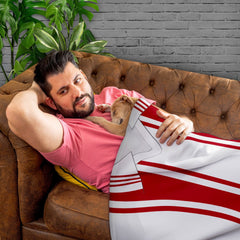 Soton - 1976 Home Shirt - Retro Fleece Blanket