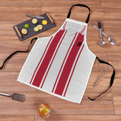 Soton - 1976 Home Shirt - Retro Football Novelty Water-Resistant, Lazer Cut (no fraying) Light Weight Adults Apron