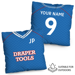 Soton - 1987 Away Shirt - 45cm or 61cm Retro Showerproof Outdoor Cushion