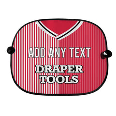 Soton 1987 Home Shirt - Personalised Retro Football Car Sun Shade - Set of 2