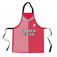 Soton - 1987 Home Shirt - Retro Football Novelty Water-Resistant, Lazer Cut (no fraying) Light Weight Adults Apron