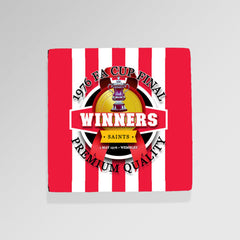 Soton FA Cup - Football Coaster - Square Or Circle