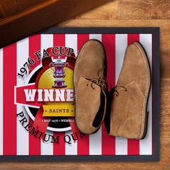 Soton FA Cup   - Football Legends - Door Mat -60cm X 40cm