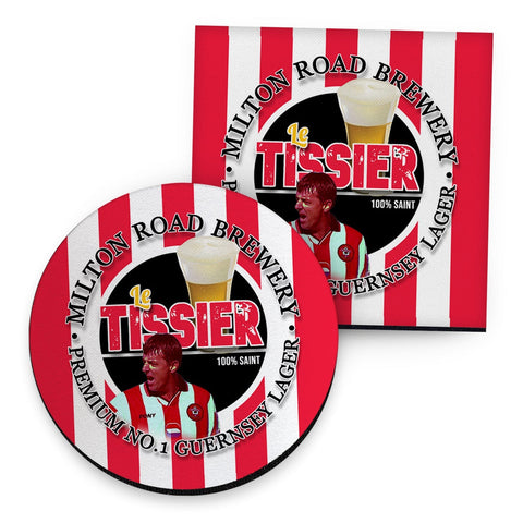 Soton Le Tissier - Football Coaster - Square Or Circle