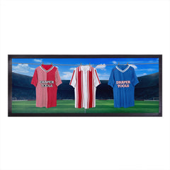 Soton Retro Hanging Football Shirts - Personalised Bar Runner