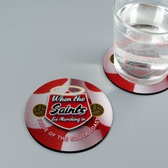Soton Saints - Football Coaster - Square Or Circle