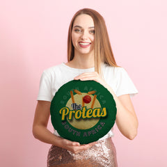 South Africa Proteas  - Legend Collection - Circle Cushion 14inch