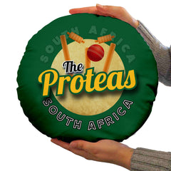 South Africa Proteas  - Legend Collection - Circle Cushion 14inch