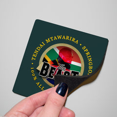 South Africa Rugby Union Beast - Coaster - Circle or Square