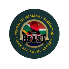 South Africa Rugby Union Beast - Coaster - Circle or Square