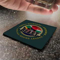 South Africa Rugby Union Beast - Coaster - Circle or Square