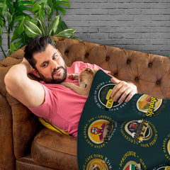 South Africa Rugby Union - Legend Collection - Fleece Blanket 150cm X 150cm