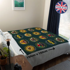 South Africa Rugby Union - Legend Collection - Fleece Blanket 150cm X 150cm