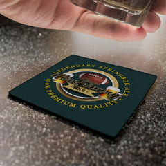 South Africa Rugby Union Montgomery - Coaster - Circle or Square
