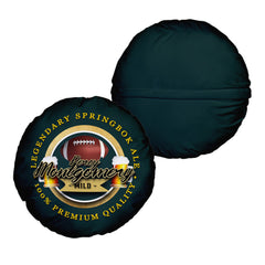 South AFRICA Rugby Union Montgomery  - Legend Collection - Circle Cushion 14inch