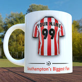 Southampton Mug Personalised Custom Made Football Supporters Cup