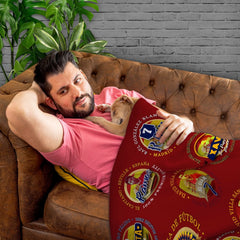 Spain - Football Legends - Fleece Blanket 150cm X 150cm