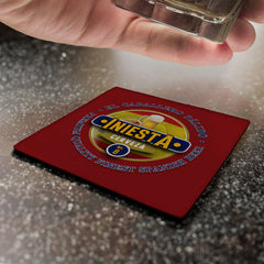Spain Iniesta - Coaster - Circle or Square
