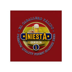 Spain Iniesta - Coaster - Circle or Square