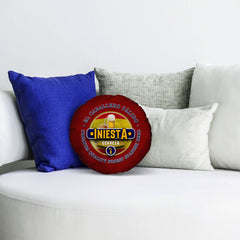 Spain Iniesta  - Legend Collection - Circle Cushion 14inch