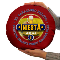 Spain Iniesta  - Legend Collection - Circle Cushion 14inch