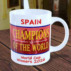 Spain World Champions Mug - Football World Cup Winners 2026