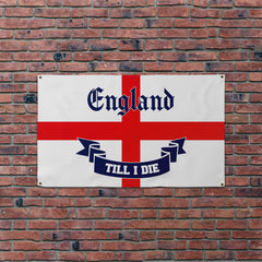 St George - England Till I Die - 5 X 3 Retro Football Banner