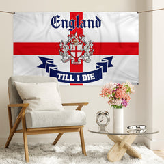 St George - England Till I Die - London City - 5 X 3 Retro Football Banner