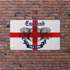 St George - England Till I Die - Roaring Lions - 5 X 3 Retro Football Banner