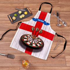 St George's Flag - Personalised Darts Apron