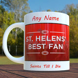 St. Helens Personalised Mug - Best Fan Cup With Name