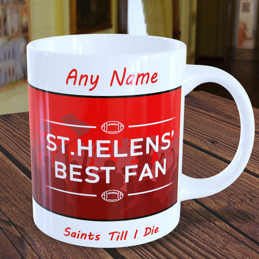 St. Helens Personalised Mug - Best Fan Cup With Name