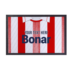 St Johnstone 1990 Away Shirt - Personalised Retro Door Mat - 60cm x 40cm