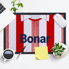 St Johnstone 1990 Away Shirt - Personalised Retro Door Mat - 60cm x 40cm